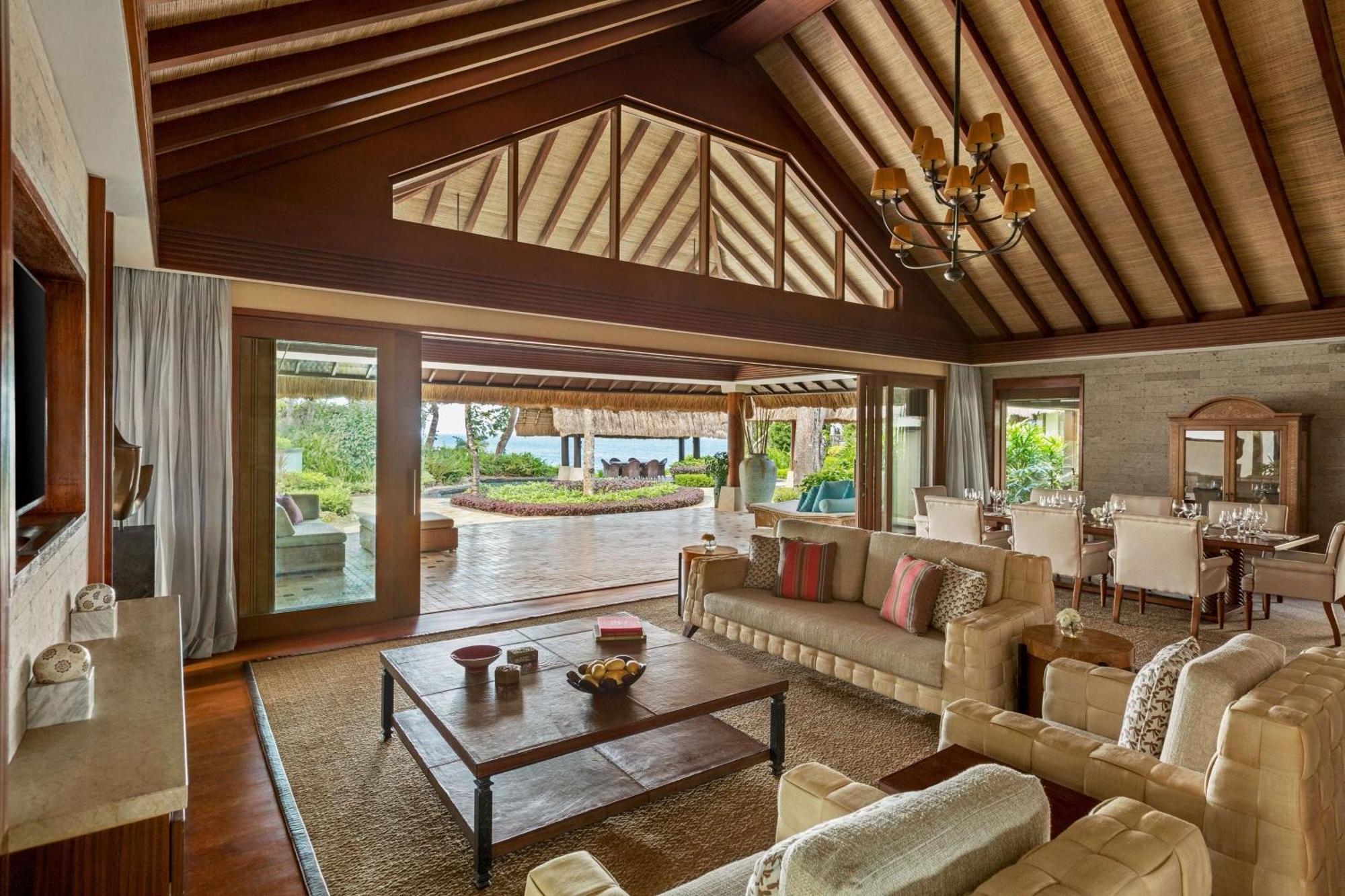 Shangri-La Boracay Exterior foto Interior of a villa